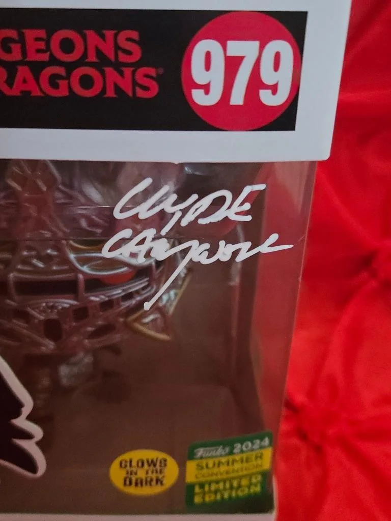 CLYDE CALDWELL — CLYDE CALDWELL SIGNED AUTOGRAPHED FUNKO POP! 979 LORD SOTH DUNGIONS DRAGONS COA, изображение 3
