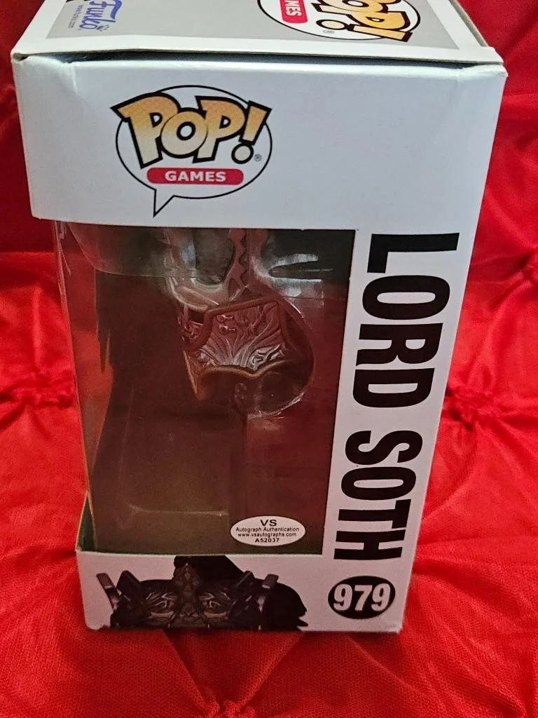CLYDE CALDWELL — CLYDE CALDWELL SIGNED AUTOGRAPHED FUNKO POP! 979 LORD SOTH DUNGIONS DRAGONS COA, изображение 5