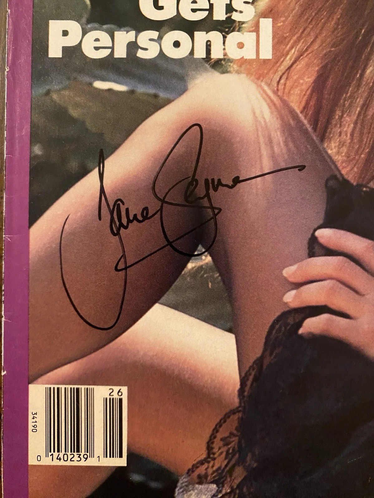 Jane Seymour — Jane Seymour Signed Autographed US Magazine Cover With COA Live And Let Die, image 2