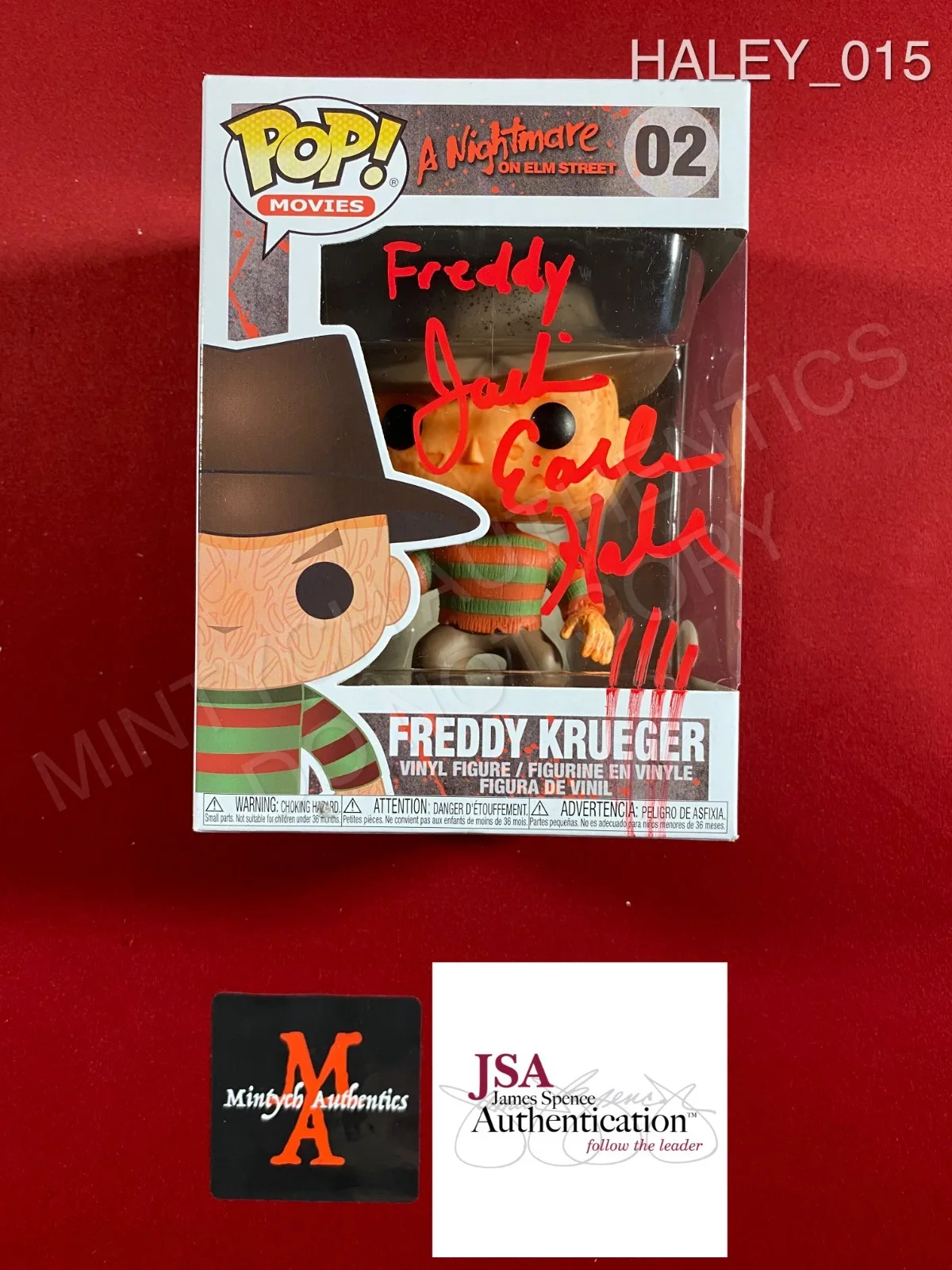 Jackie Earle Haley — Jackie Earle Haley signed A Nightmare on Elm Street Freddy Krueger Funko Pop #02