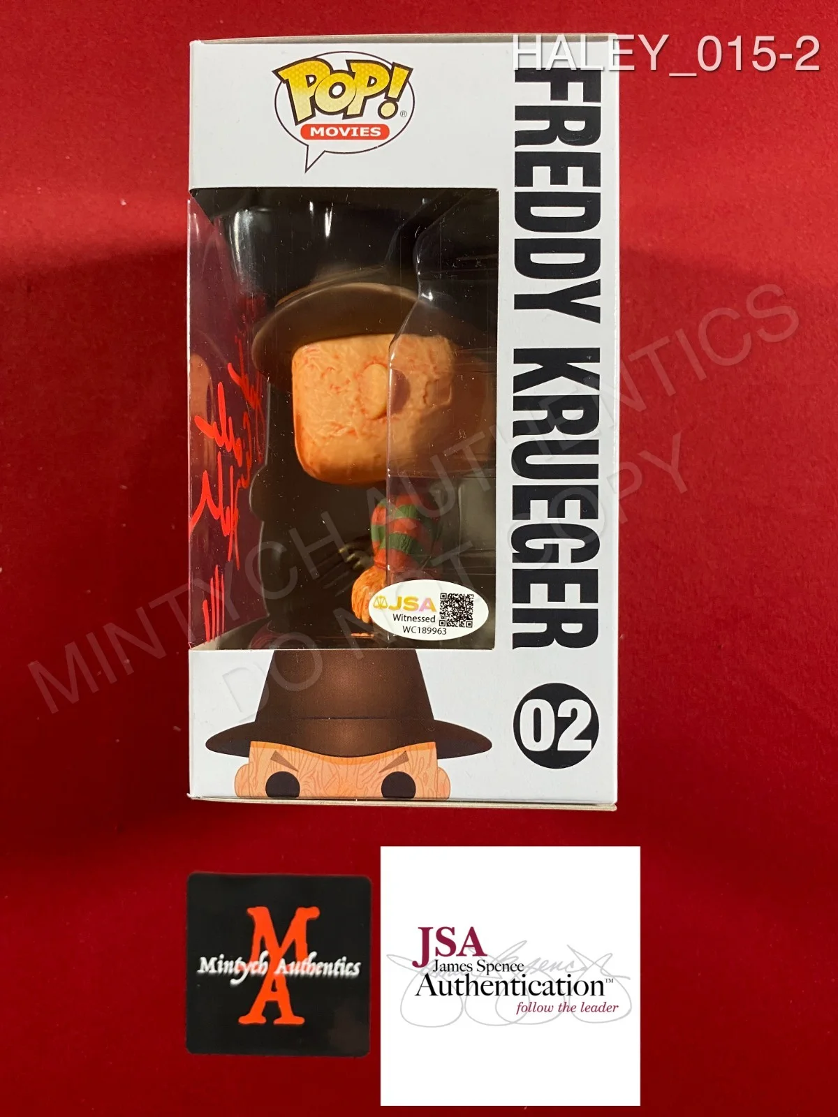 Jackie Earle Haley — Jackie Earle Haley signed A Nightmare on Elm Street Freddy Krueger Funko Pop #02, изображение 2