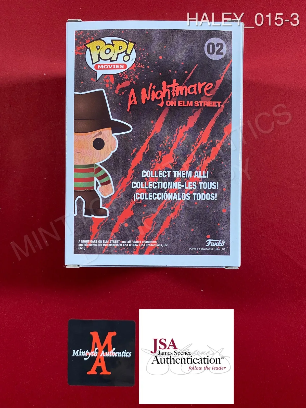 Jackie Earle Haley — Jackie Earle Haley signed A Nightmare on Elm Street Freddy Krueger Funko Pop #02, изображение 3