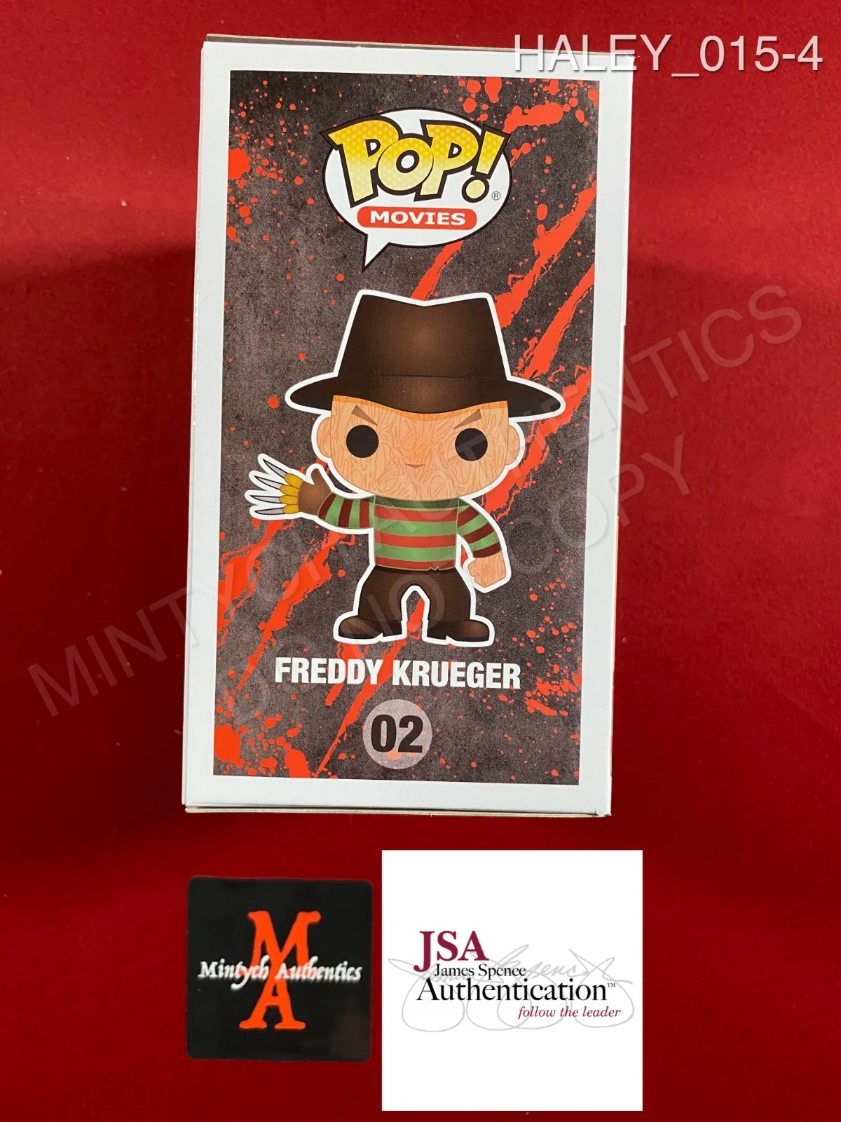 Jackie Earle Haley — Jackie Earle Haley signed A Nightmare on Elm Street Freddy Krueger Funko Pop #02, изображение 4