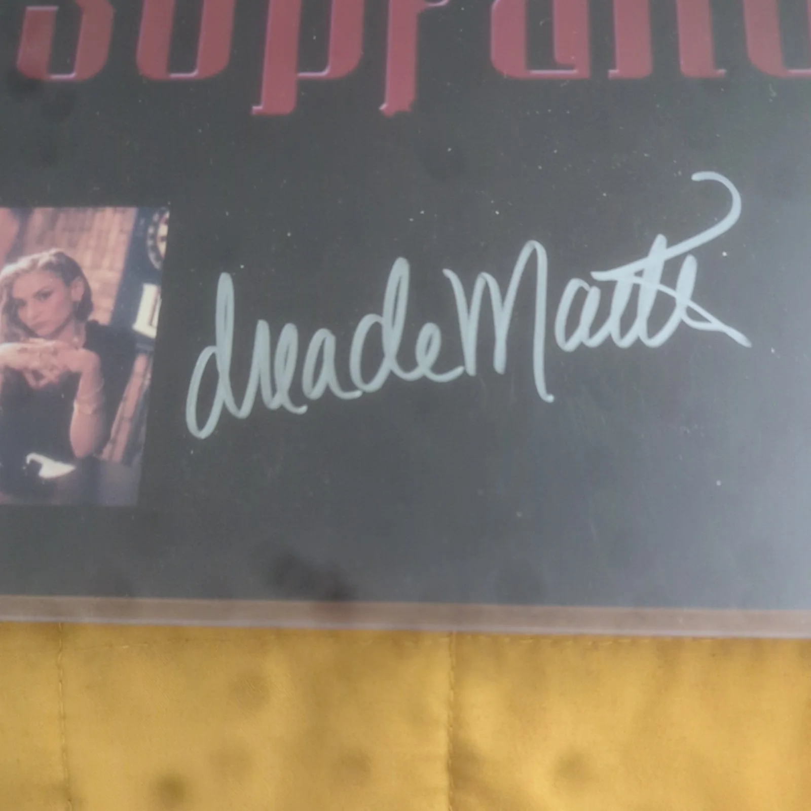Drea De Matteo — DREA DE MATTEO Autographed 8x10 - The Sopranos, image 3