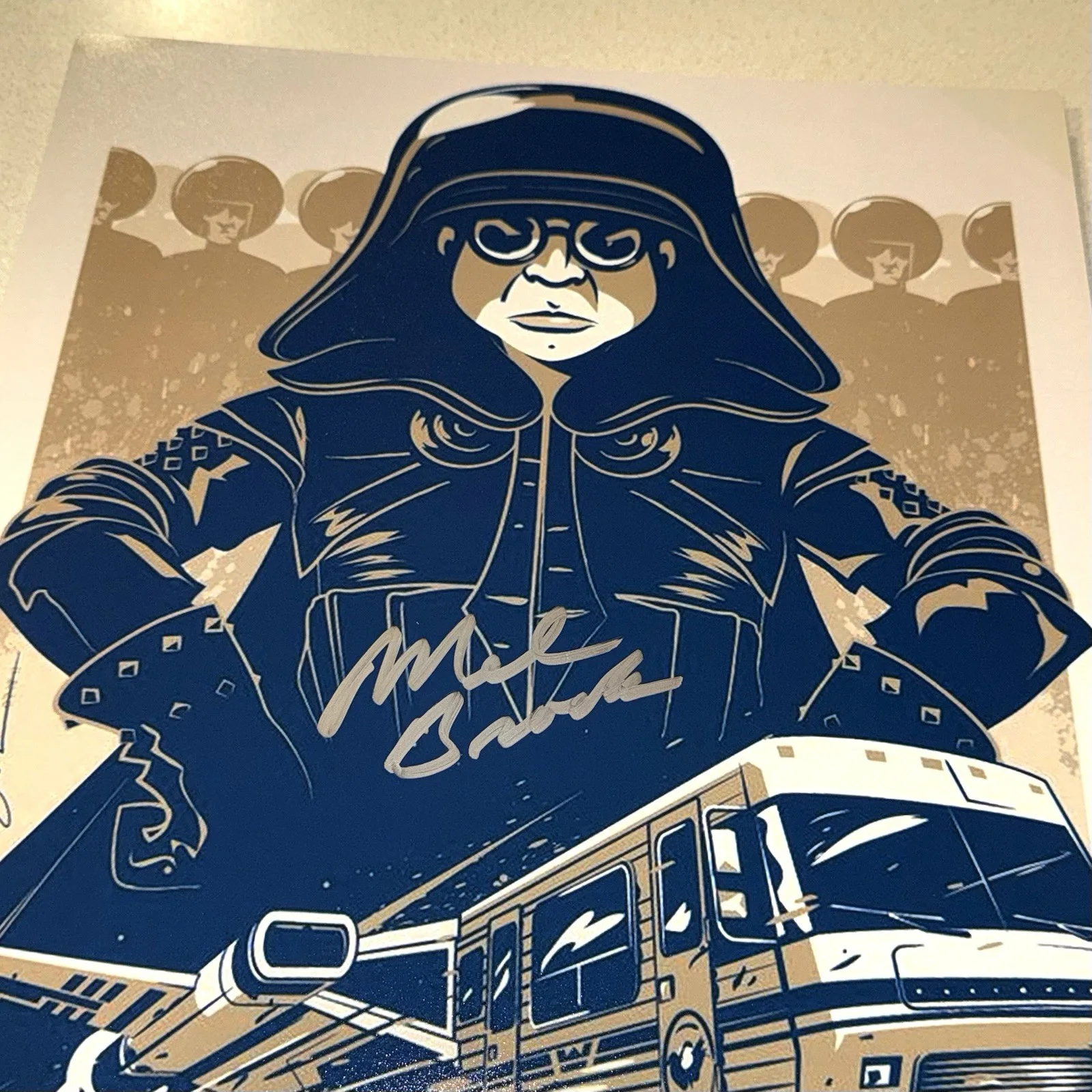 Mel Brooks — COMEDIAN MEL BROOKS signed autographed 12X18 SPACEBALLS MOVIE BECKETT BAS COA, image 2