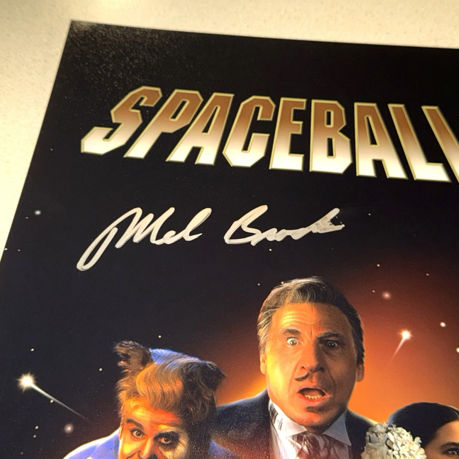 Mel Brooks — MEL BROOKS signed autographed 12X18 SPACEBALLS MOVIE COMEDY BECKETT BAS COA, изображение 2