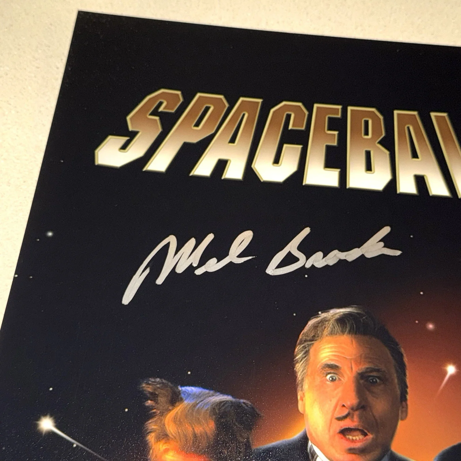 Mel Brooks — MEL BROOKS signed autographed 12X18 SPACEBALLS MOVIE COMEDY BECKETT BAS COA, изображение 2
