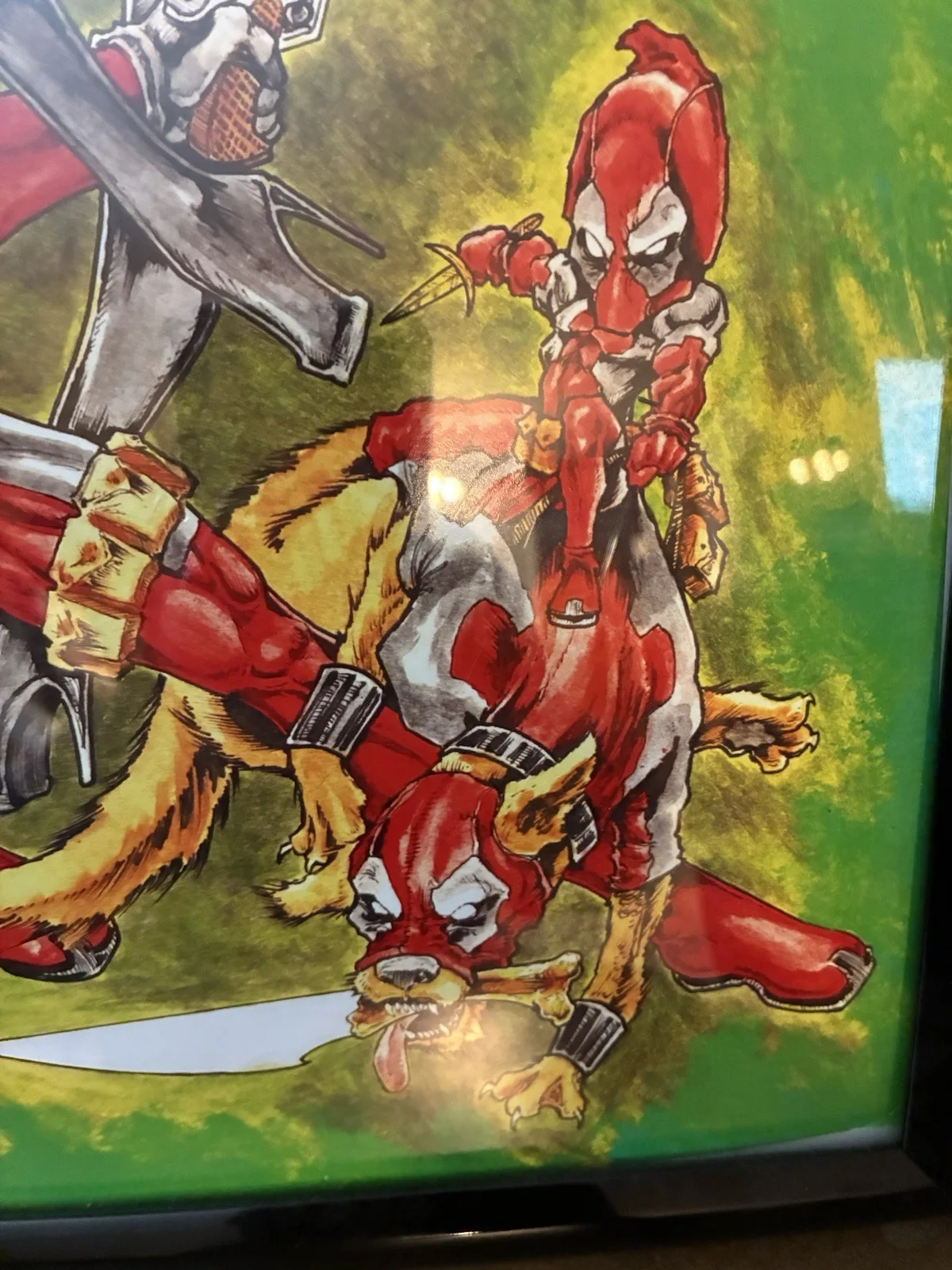 Signature: Nik Virella Signed and Framed Dead Pool Poster. Autographed., изображение 3