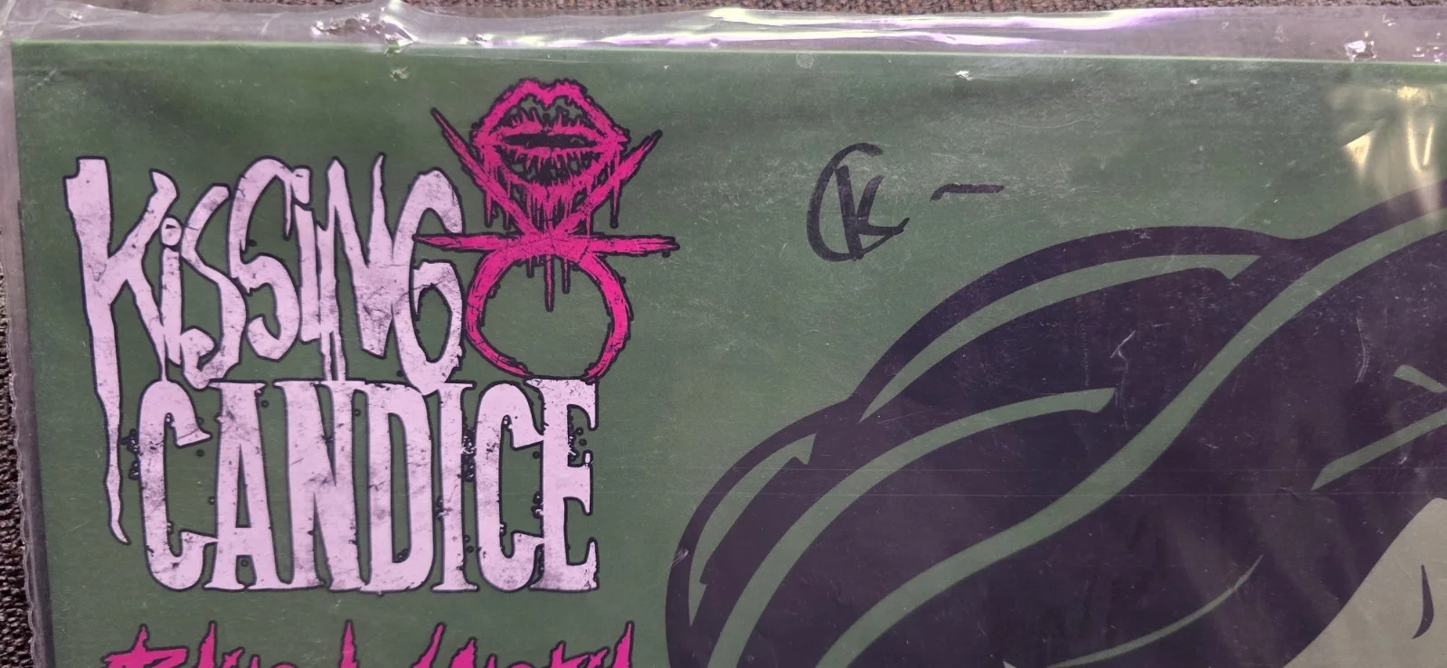 Kissing Candice Blind Until We Burn Autographed pink vinyl, изображение 3