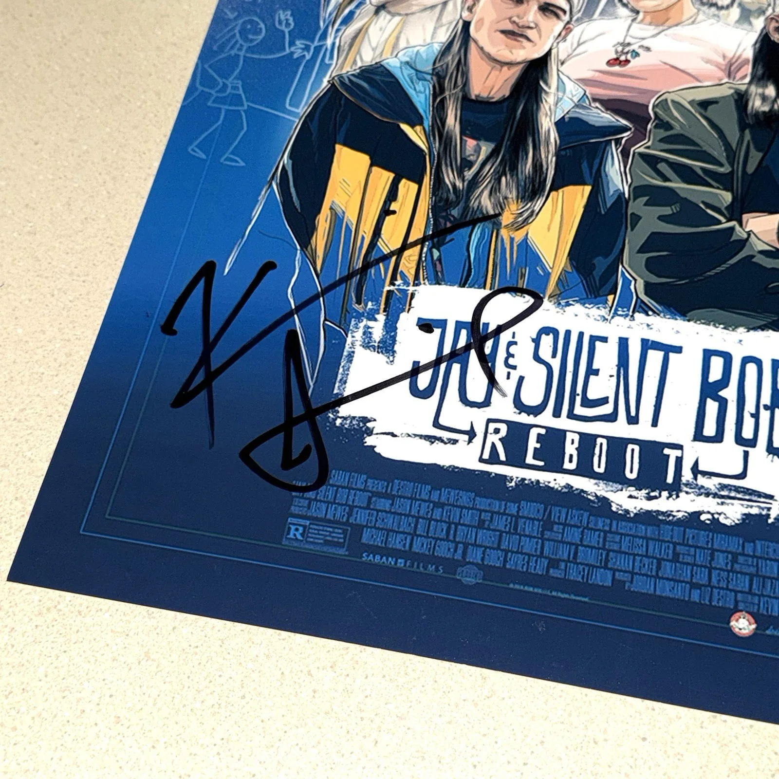 Kevin Smith — KEVIN SMITH signed autographed 11x17 PHOTO JAY AND SILENT BOB REBOOT BECKETT COA, image 2