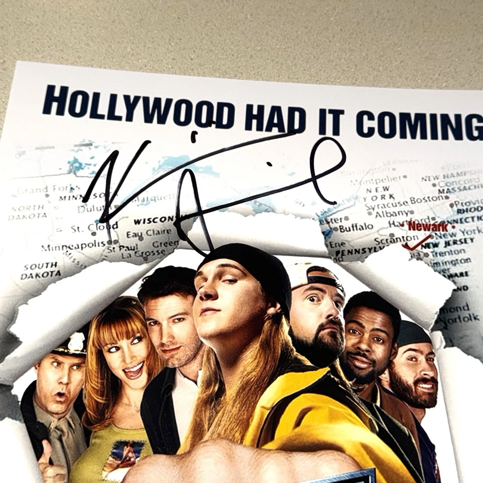 Kevin Smith — KEVIN SMITH signed autographed 11x17 PHOTO JAY AND SILENT BOB BECKETT BAS COA, image 2