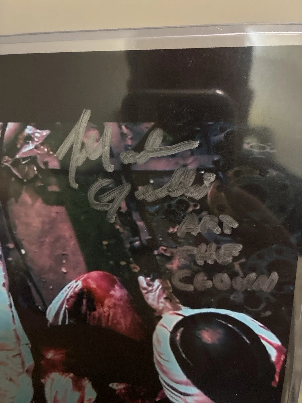 Mike Giannelli — Terrifier Mike Giannelli Signed 8x10 Photo Art The Clown Beckett COA., изображение 2