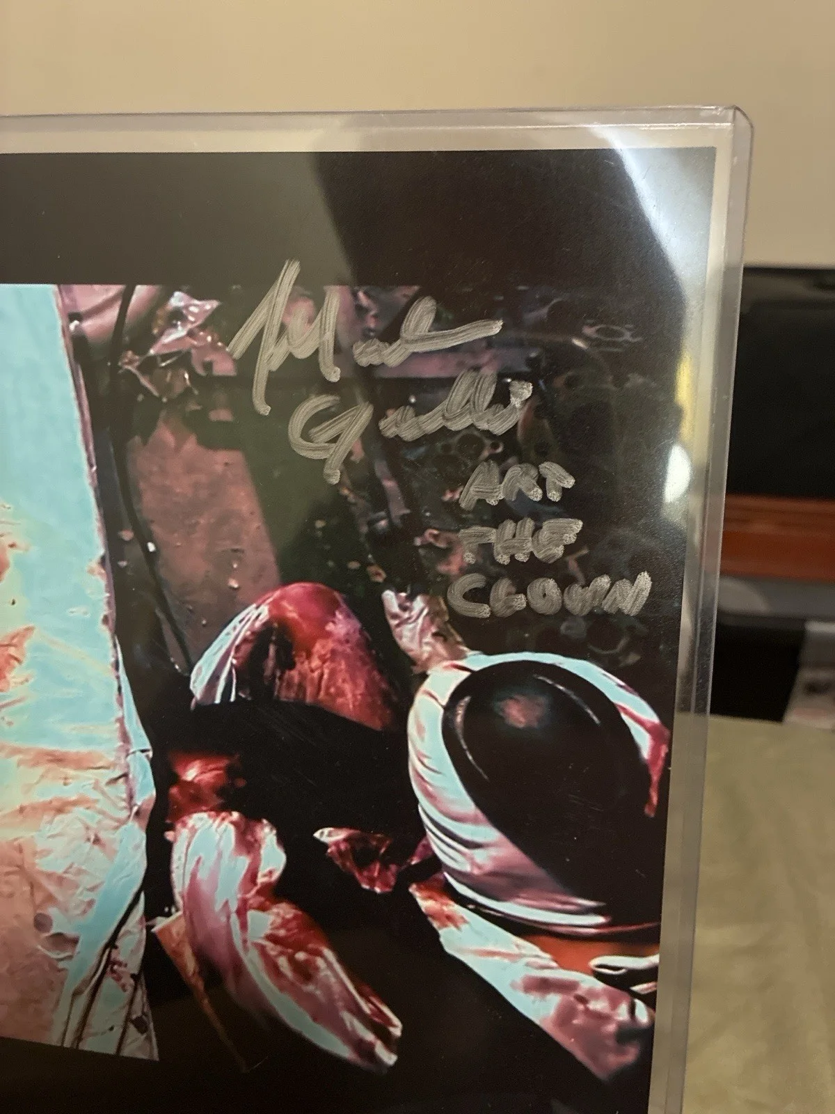 Mike Giannelli — Terrifier Mike Giannelli Signed 8x10 Photo Art The Clown Beckett COA., изображение 3