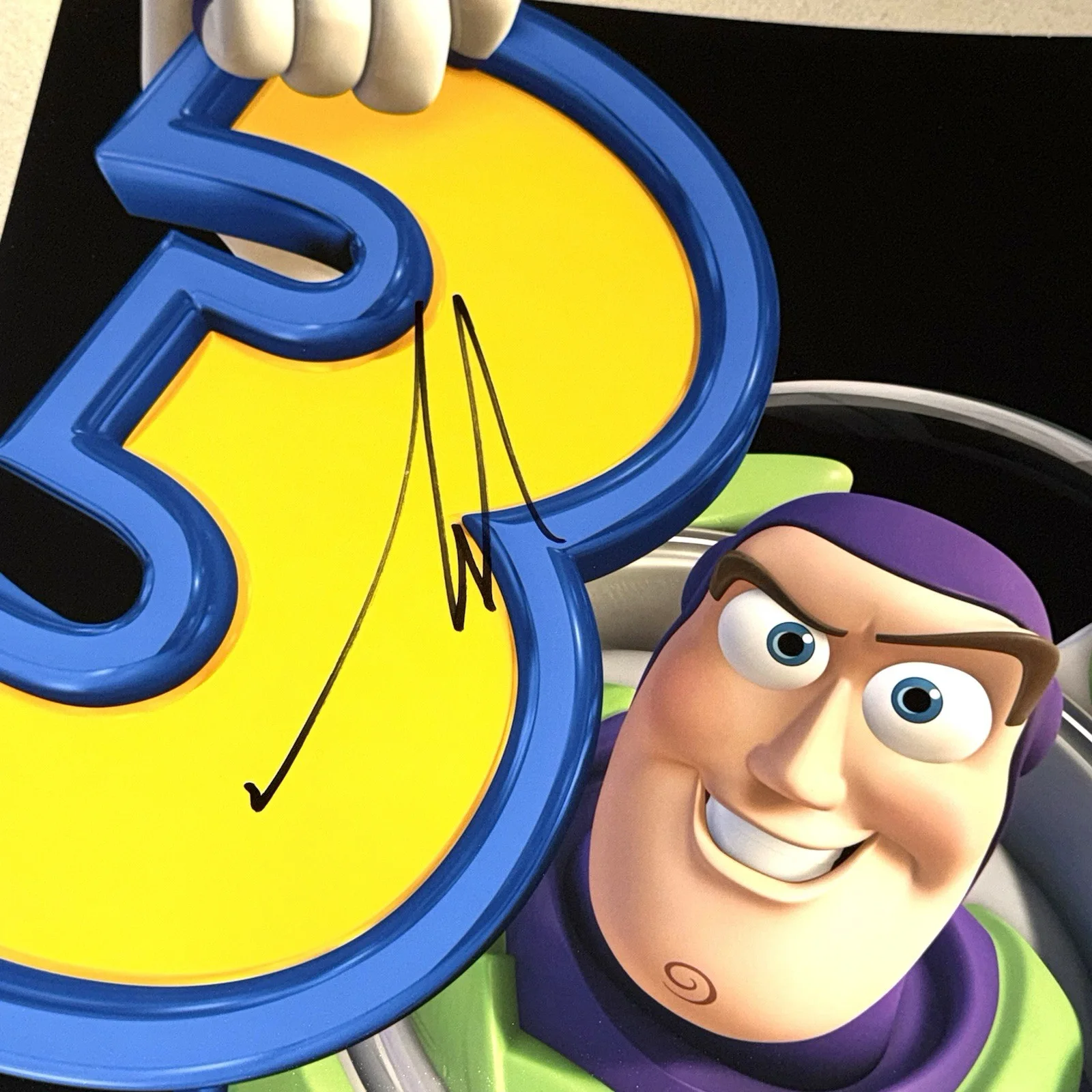 Tim Allen — TIM ALLEN signed autographed 12X18 BUZZ LIGHT YEAR TOY STORY 3 BECKETT BAS COA, изображение 2