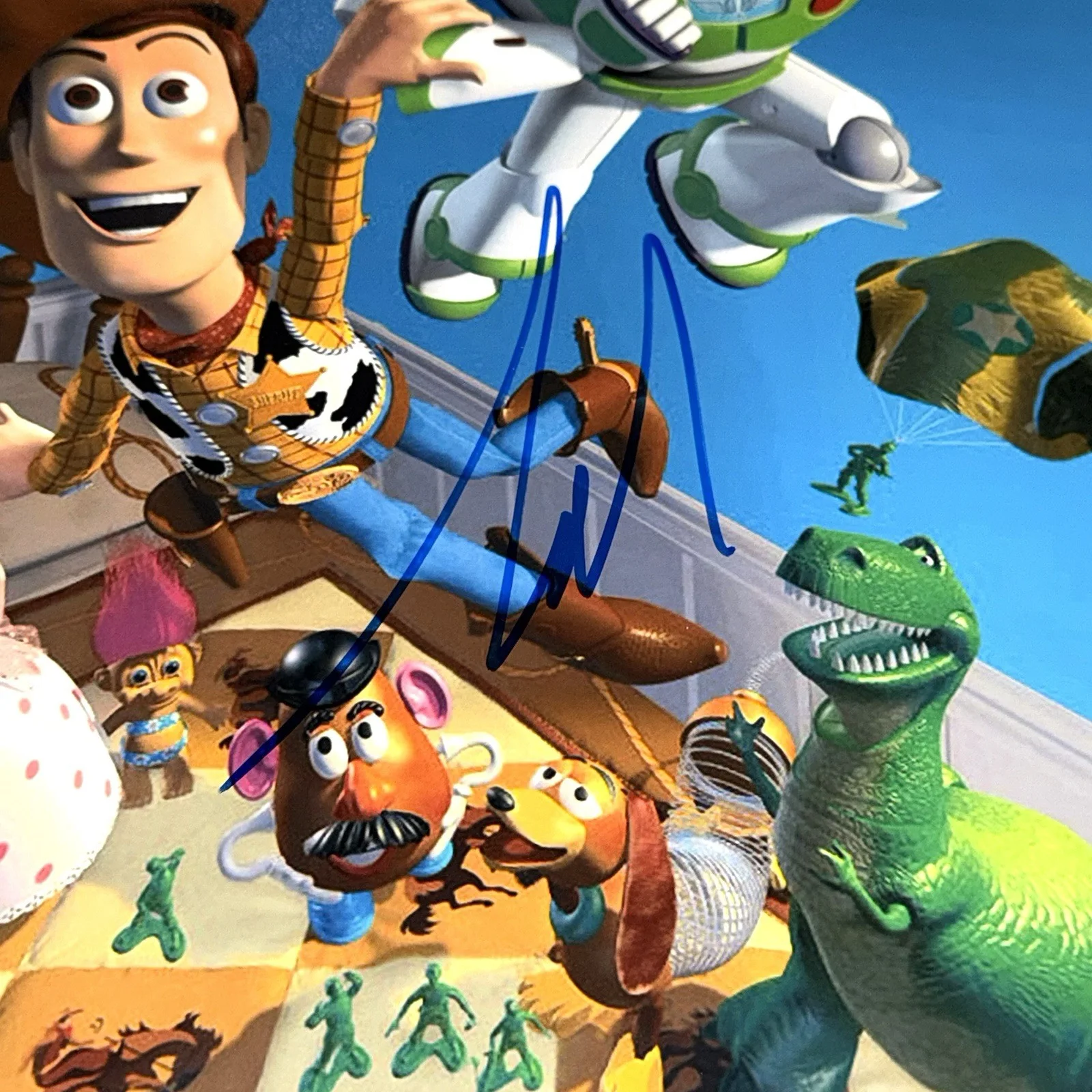Tim Allen — TIM ALLEN signed autographed 12X18 BUZZ LIGHT YEAR TOY STORY BECKETT BAS COA, изображение 2