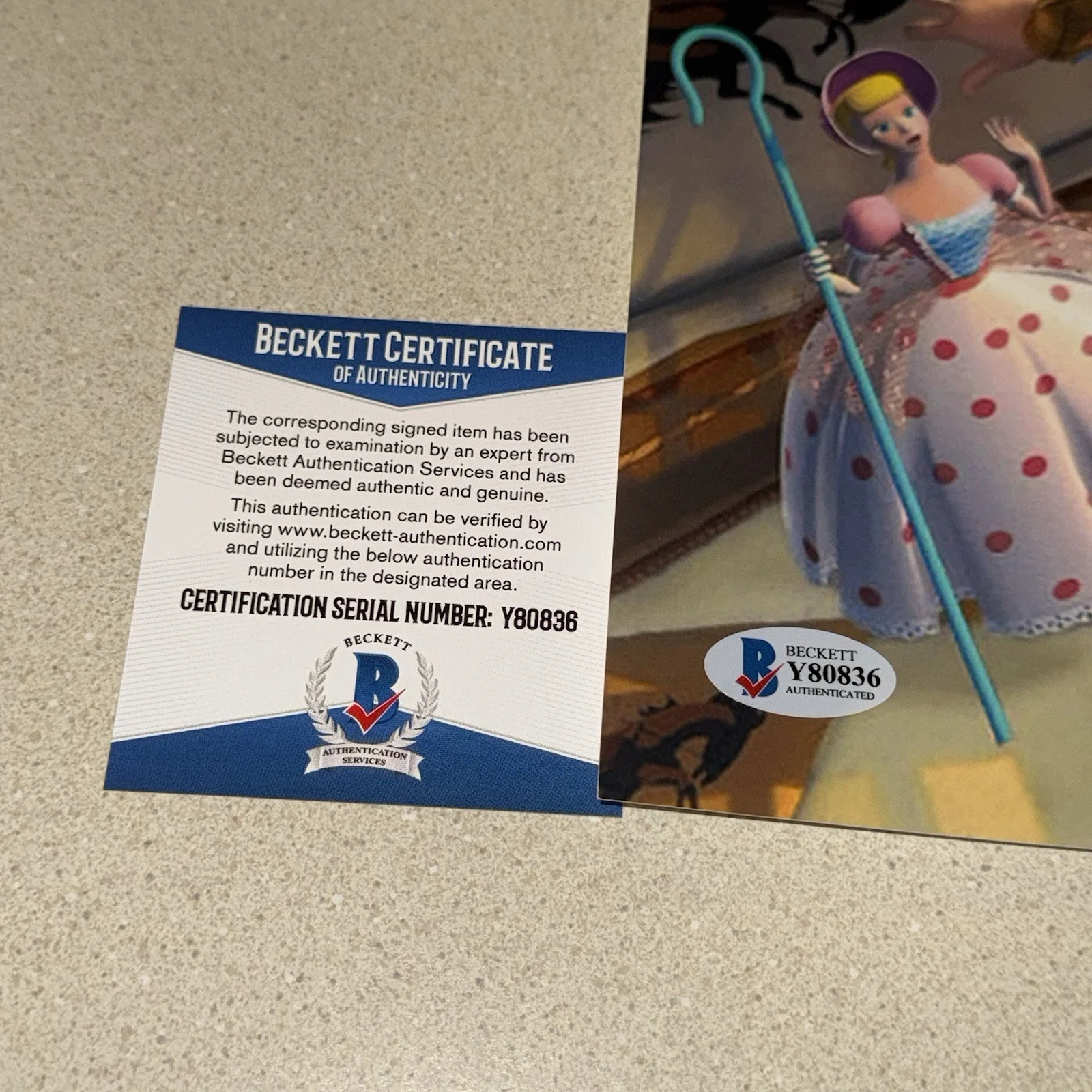 Tim Allen — TIM ALLEN signed autographed 12X18 BUZZ LIGHT YEAR TOY STORY BECKETT BAS COA, изображение 3