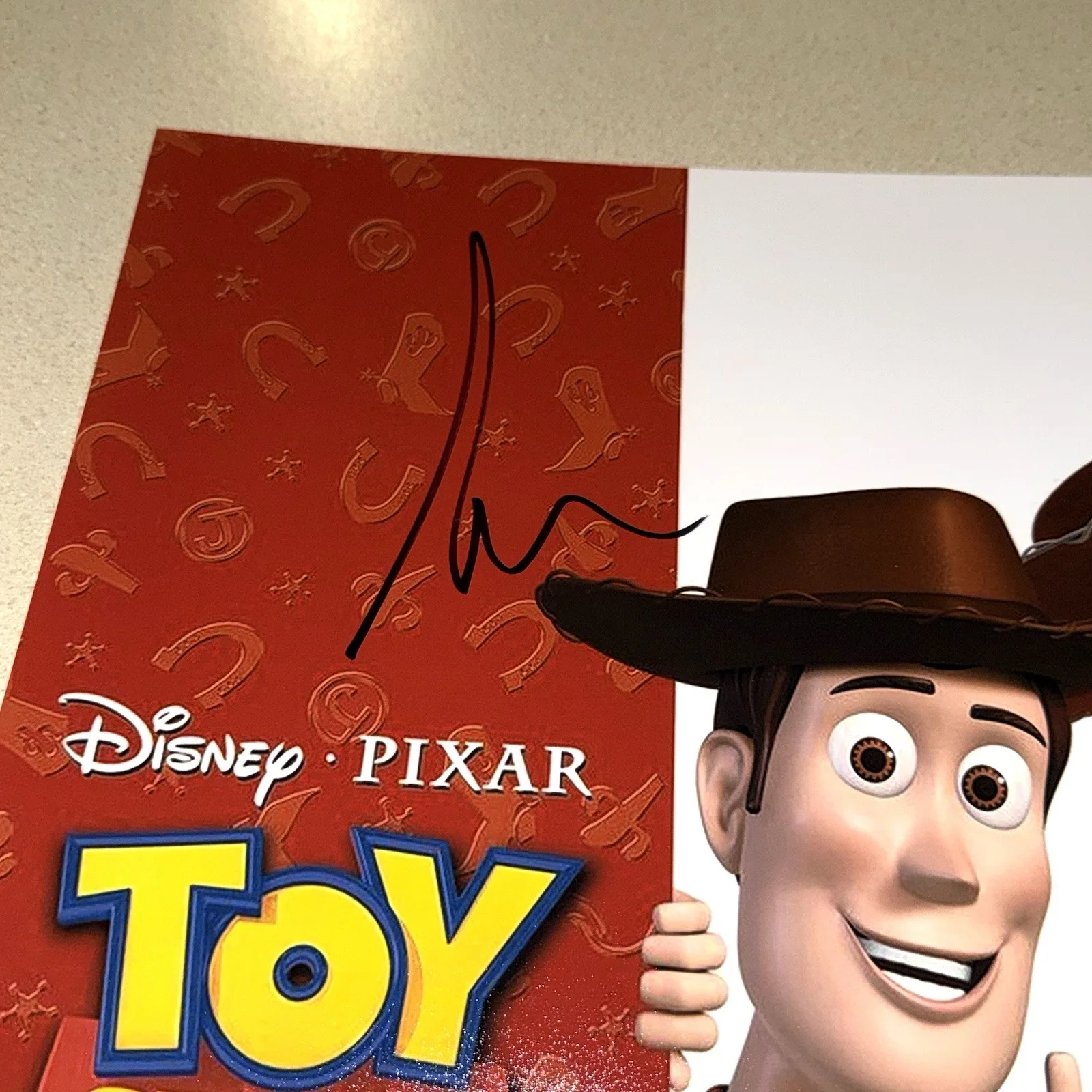Tim Allen — TIM ALLEN signed autographed 12X18 BUZZ LIGHT YEAR TOY STORY 2 BECKETT BAS COA, изображение 2
