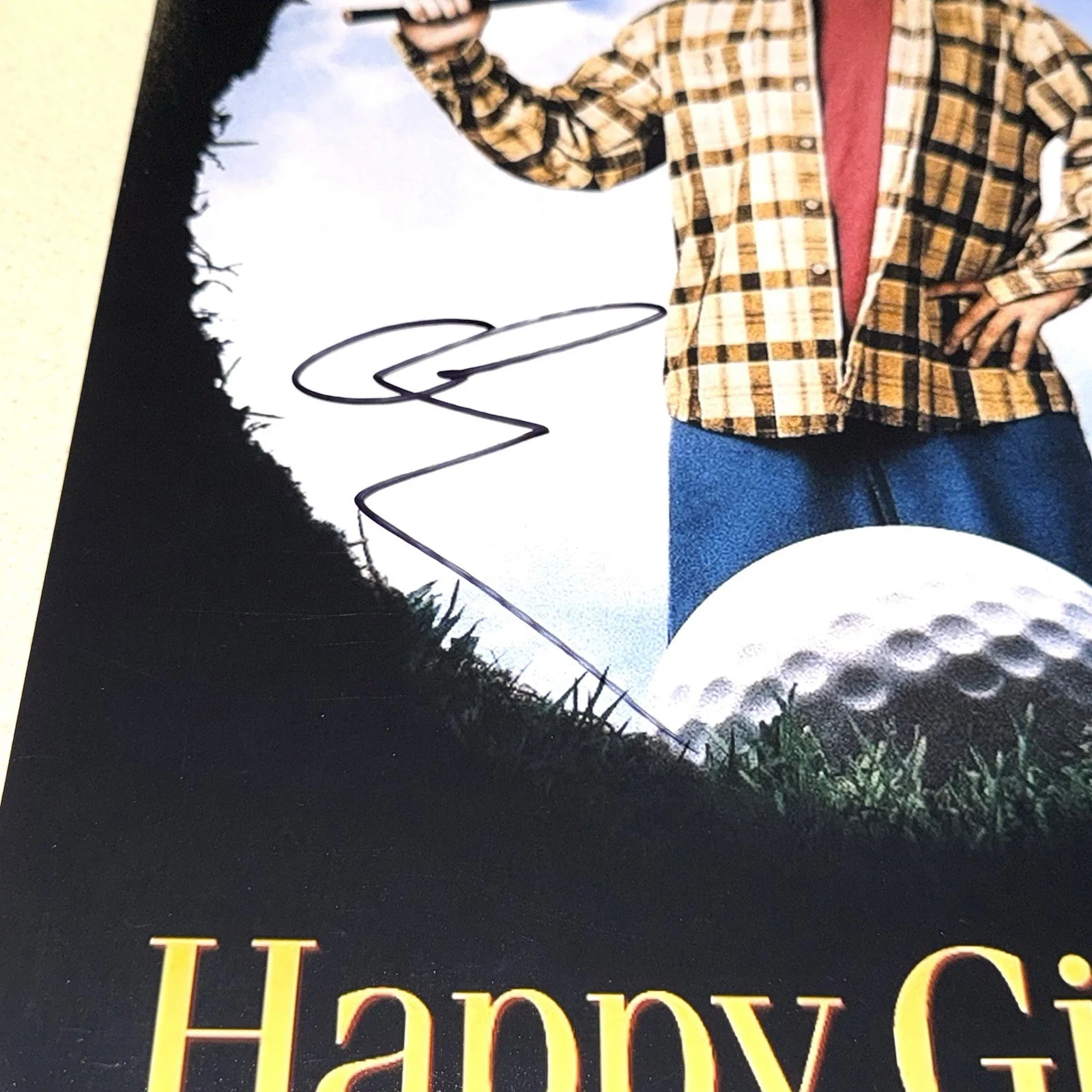 Adam Sandler — ADAM SANDLER signed autographed 12X18 PHOTO HAPPY GILMORE MOVIE BECKETT BAS COA, изображение 2