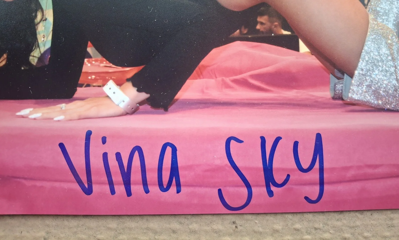 Vina SKY Signed 8x12" PHOTO #6 - Buns Up, image 2