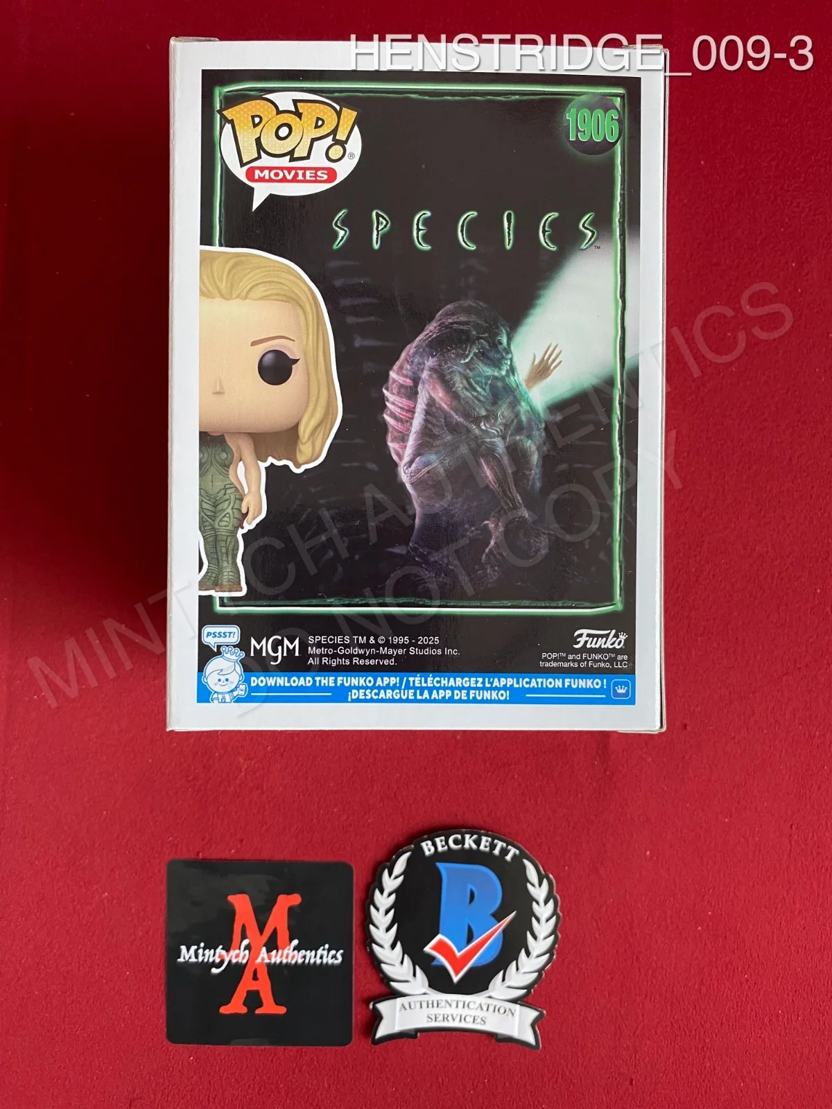 Natasha Henstridge — Natasha Henstridge autographed signed Species Sil Funko Pop #1906 JSA COA, изображение 3