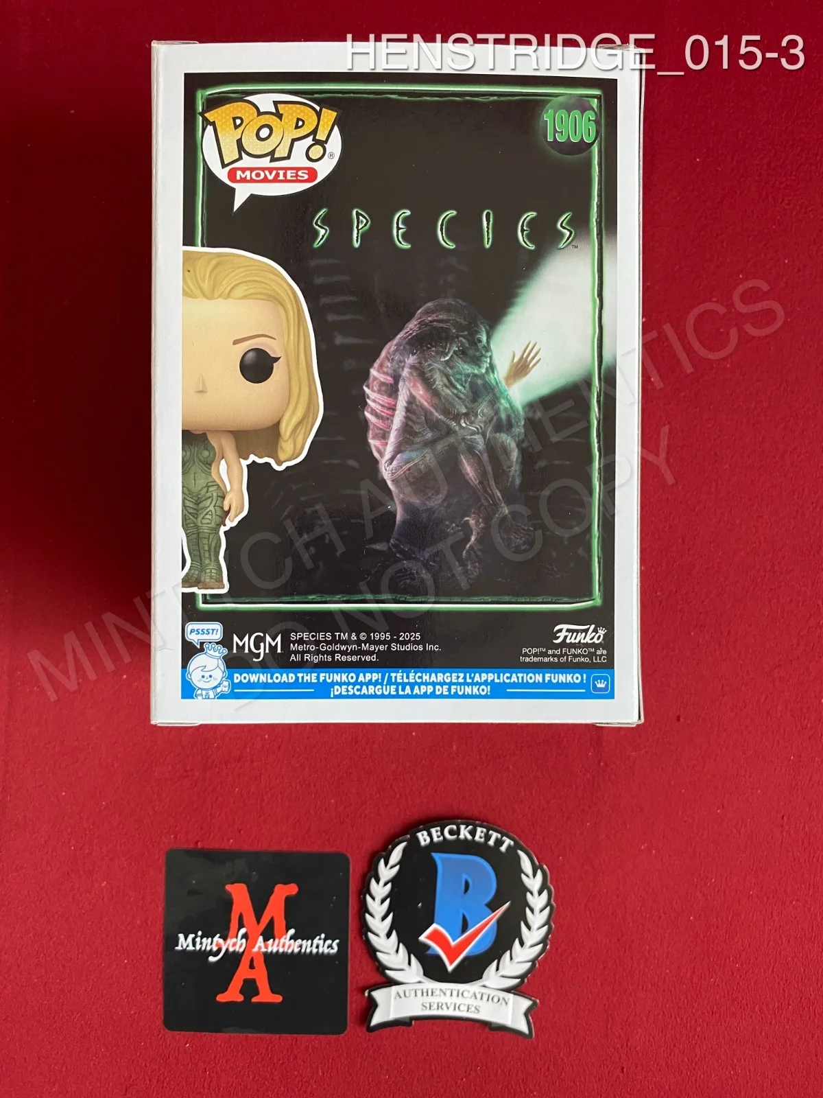 Natasha Henstridge — Natasha Henstridge autographed signed Species Sil Funko Pop #1906 JSA COA, изображение 3
