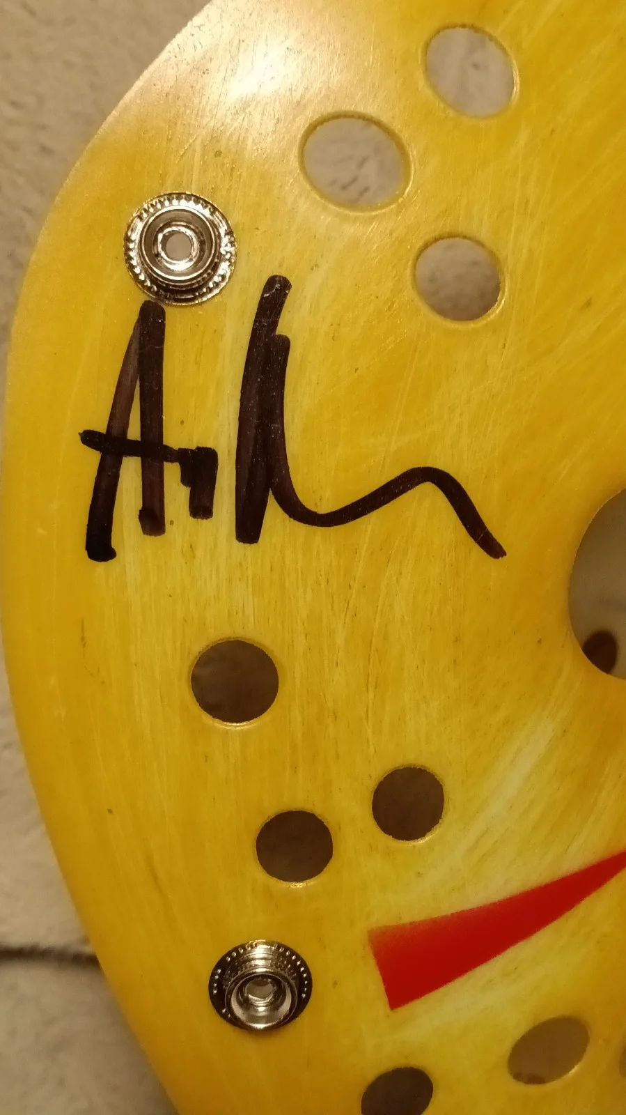 Ari Lehman signed Hockey Mask 3x All autographs are Beckett authenticated, изображение 2