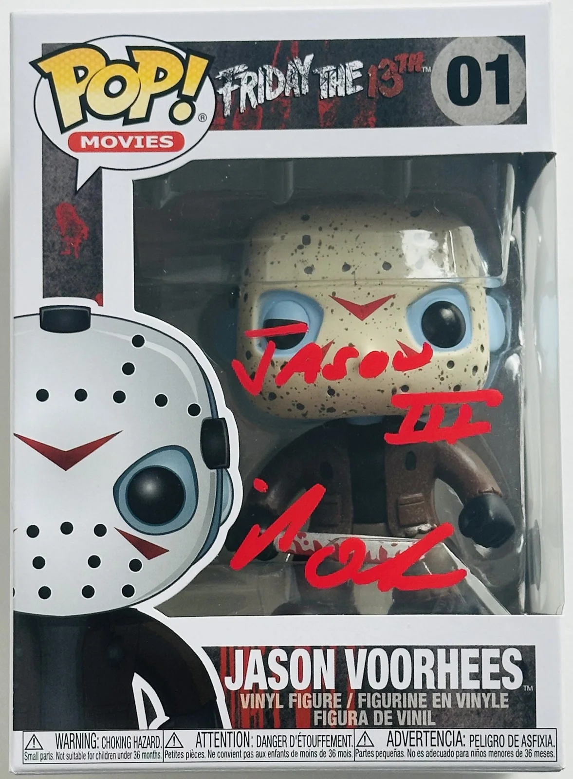 Mike Deluna — MIKE DELUNA SIGNED JASON VOORHESS FUNKO POP FRIDAY THE 13TH AUTOGRAPH BAS 331