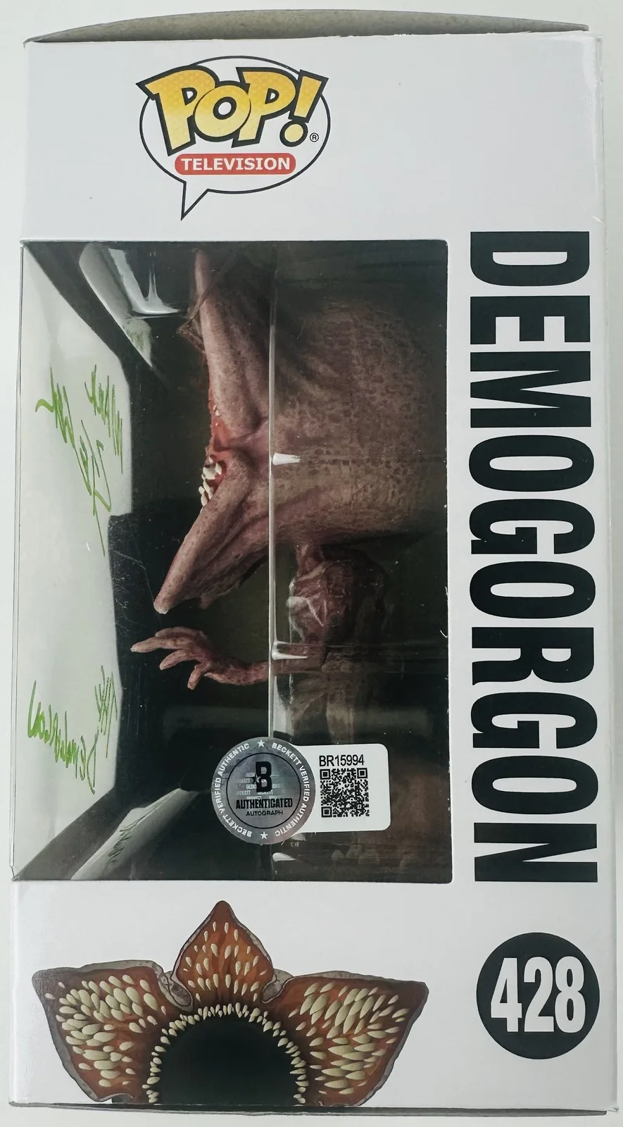 Mark Steger — Mark Steger signed Demogorgon Funko 428 Stranger Things Autograph BAS 994, изображение 2