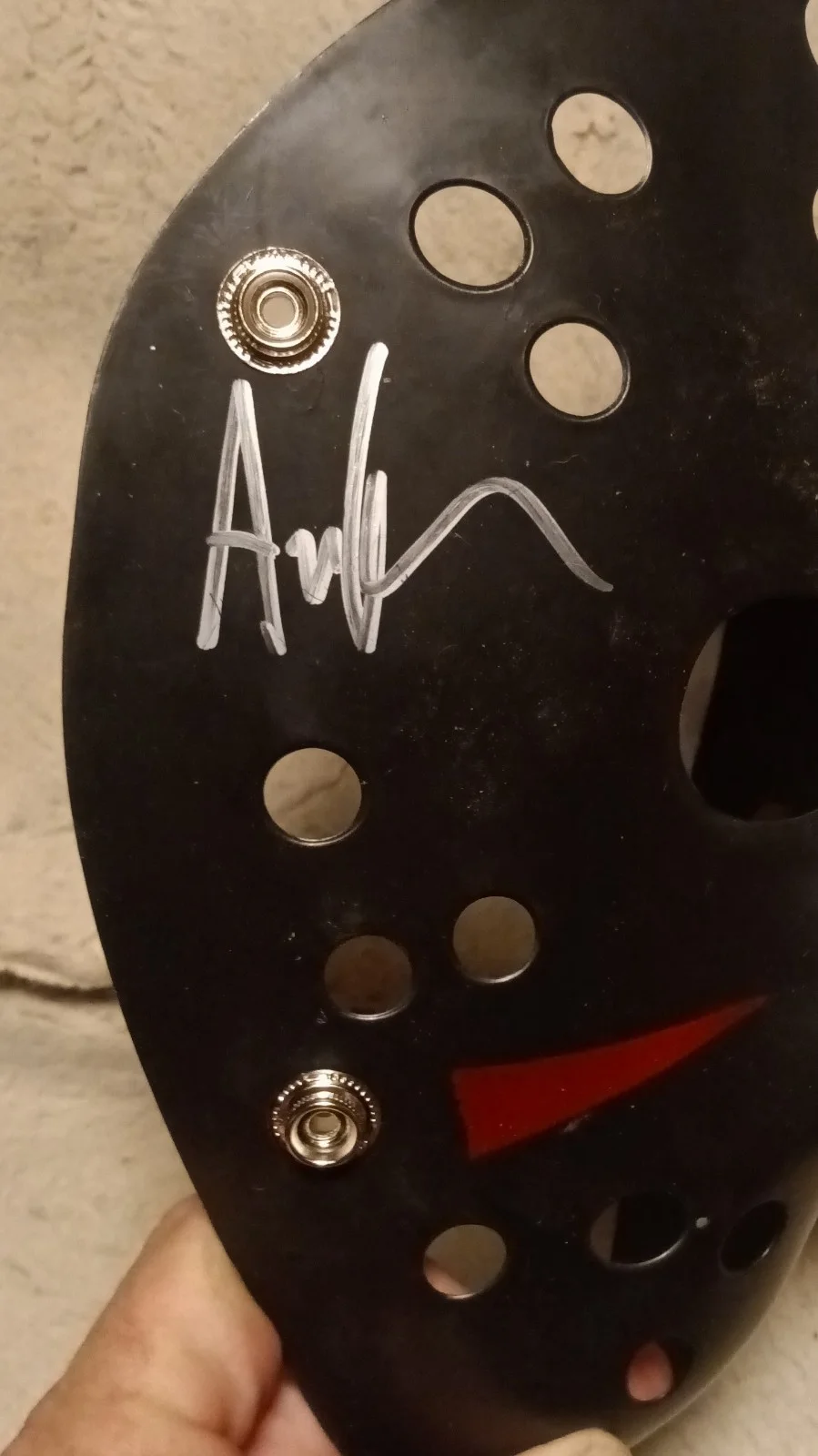 Jason — Ari Lehman, actor who played Jason Voorhees in Friday The 13th Part 1 autograph, изображение 2