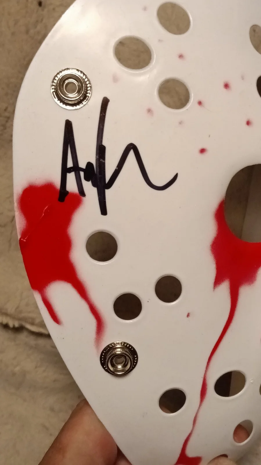 Jason — Ari Lehman The actor who played Jason Voorhees in Friday The 13th Part 1 signed, изображение 2