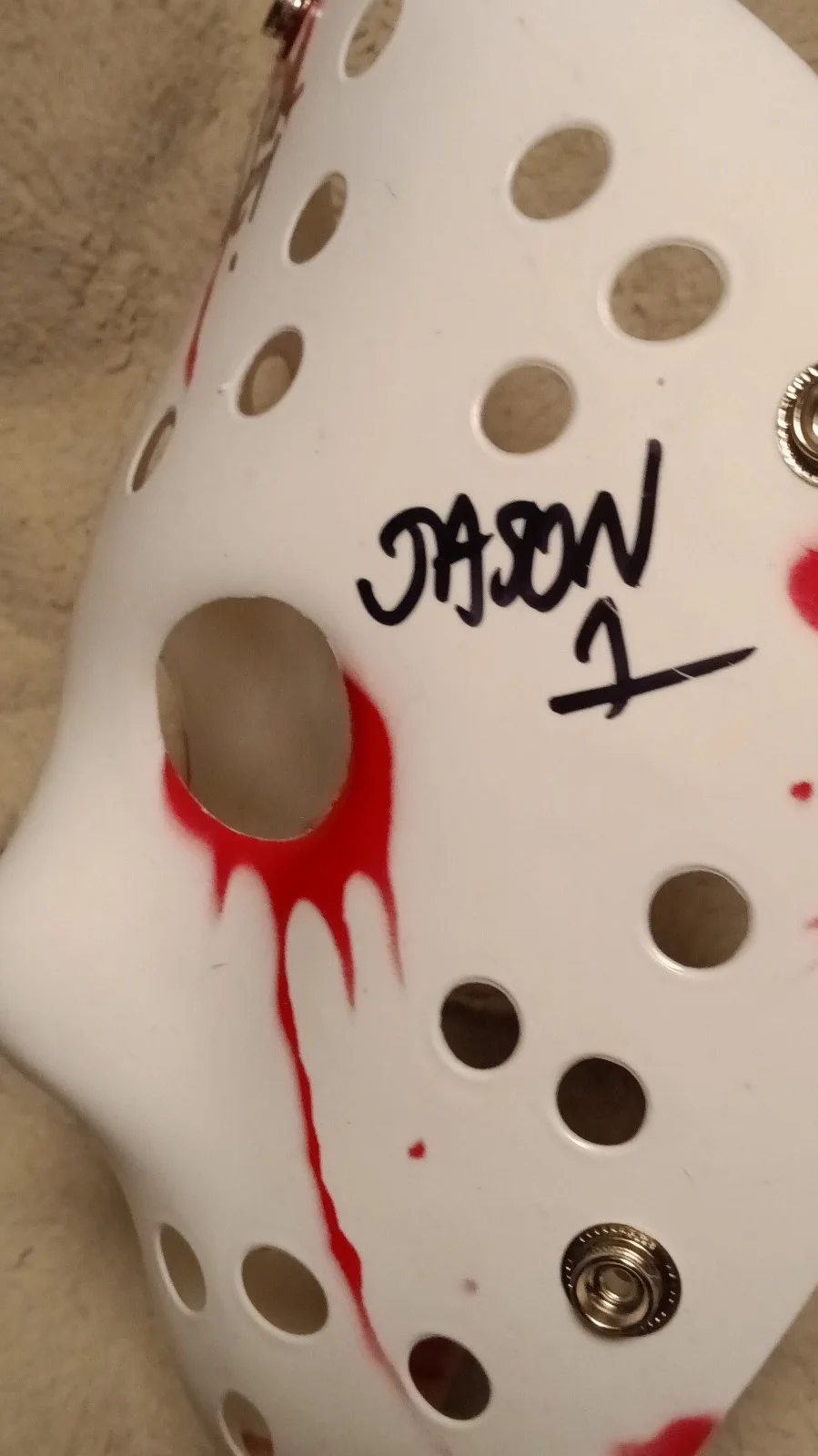 Jason — Ari Lehman The actor who played Jason Voorhees in Friday The 13th Part 1 signed, изображение 3