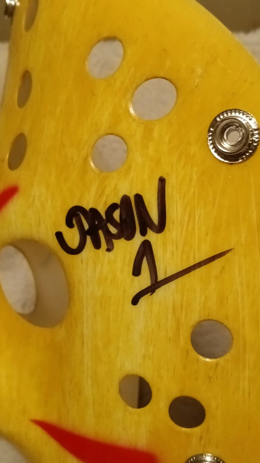 Jason 1 — Actor Ari Lehman The first Jason Voorhees in Friday The 13th Part 1 autograph, изображение 3