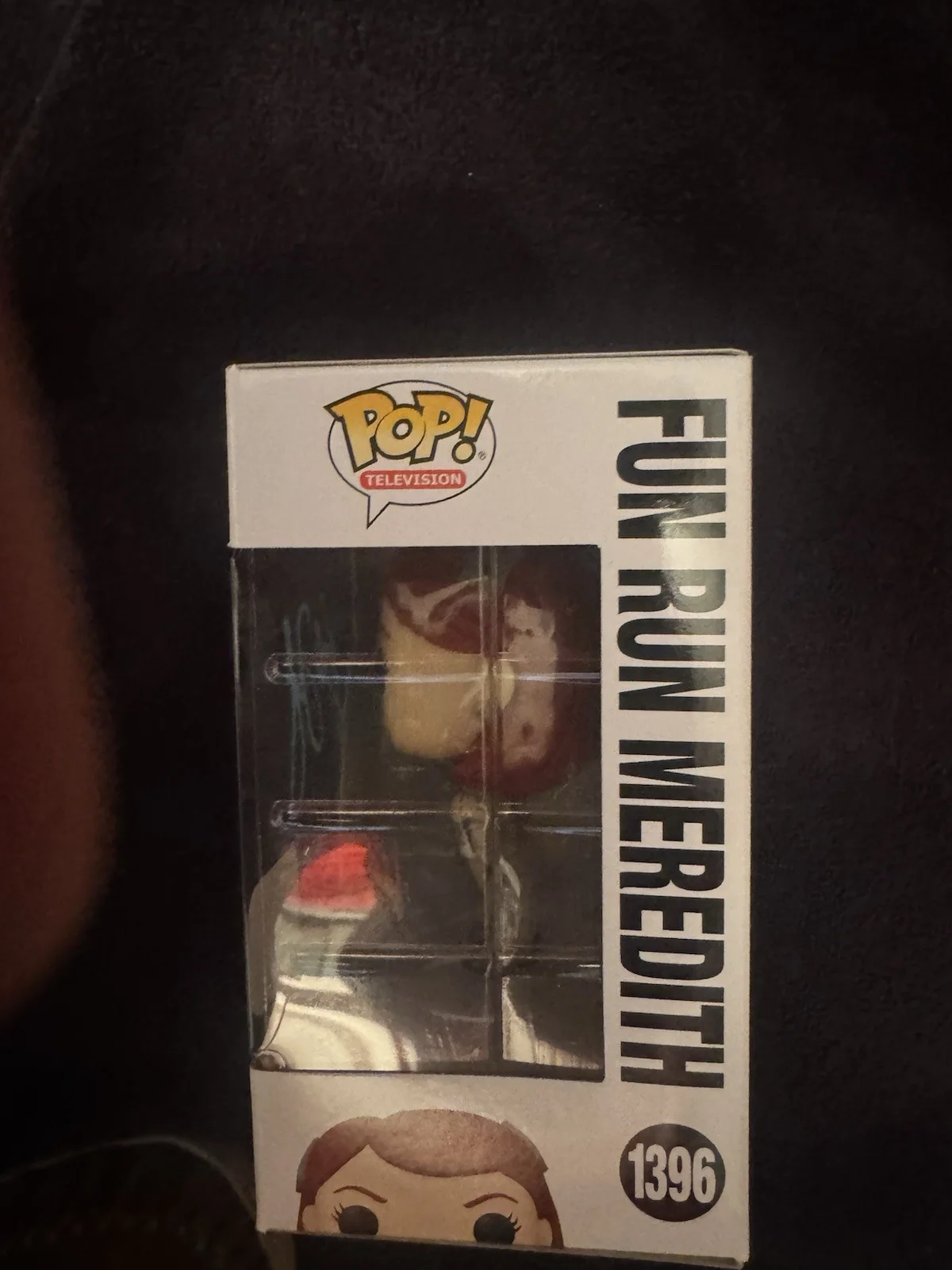 Kate Flannery — Kate Flannery SIGNED AUTOGRAPHED Funko Pop 1396 The Office Fun Run Meredith, image 2