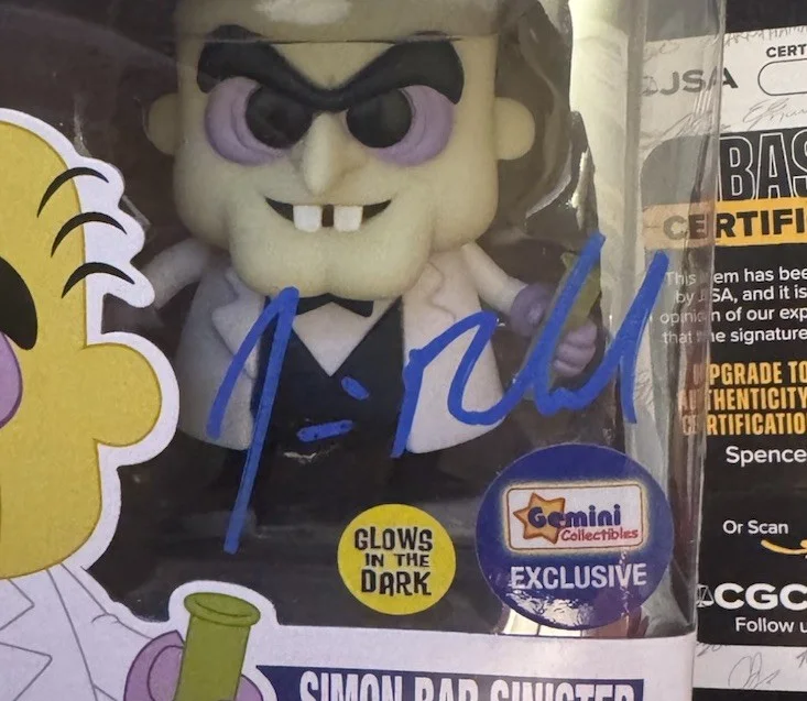 Jim Belushi — Jim Belushi SIGNED AUTOGRAPHED Simon Bar Sinister Underdog Funko Pop 884 JSA COA, image 3