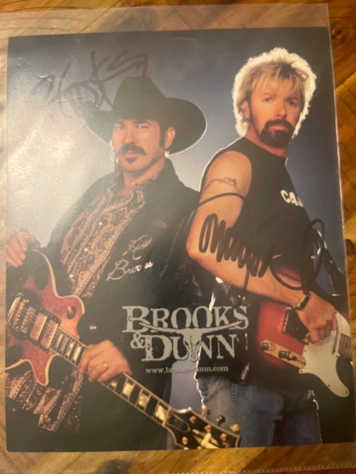 Brooks & Dunn Signed Autographed 8x10 Photo, image 2