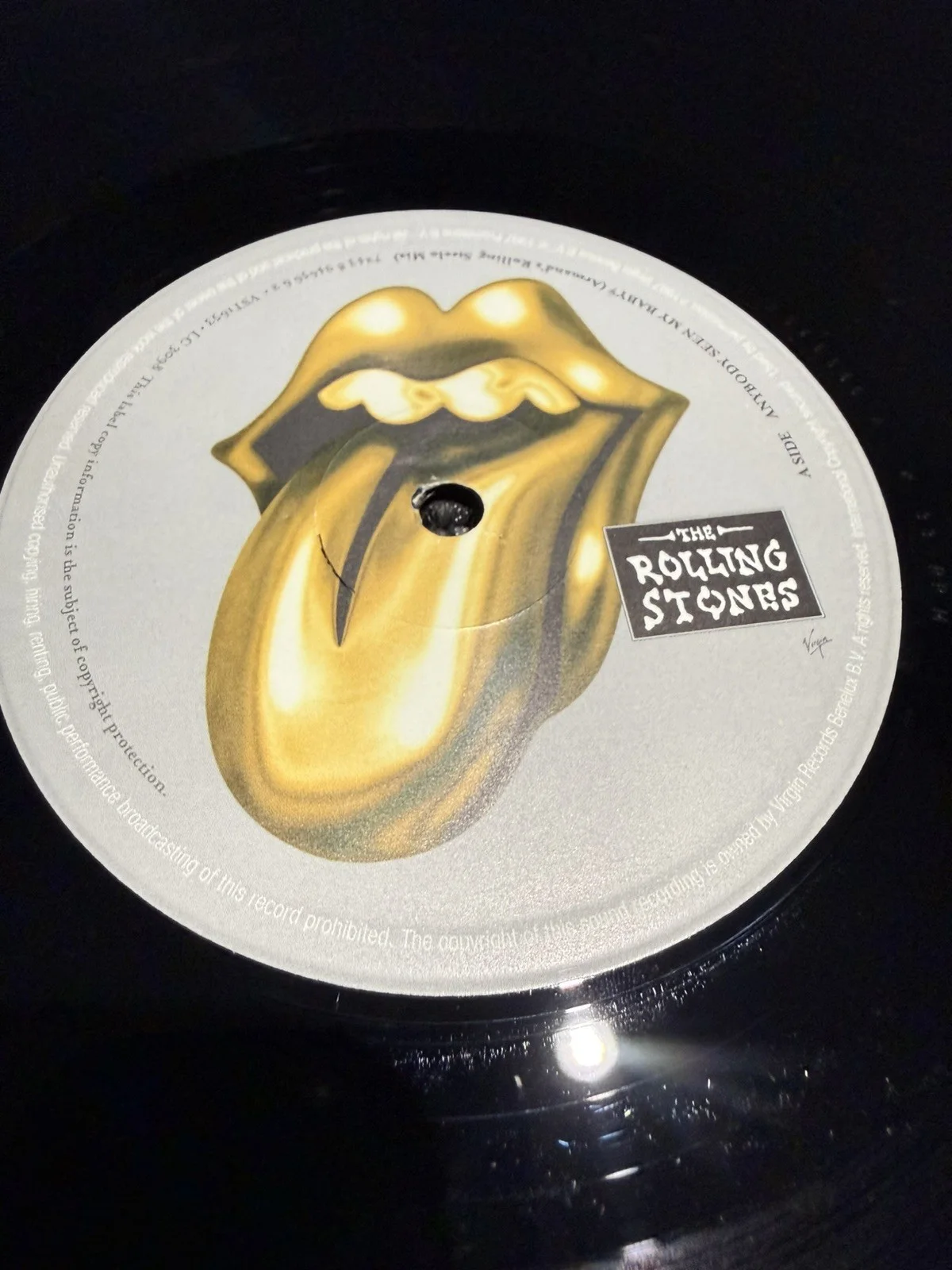 VTG 1997 Rolling Stones Anyone Seen My Baby Vinyl LP Record Album classic rock, изображение 5