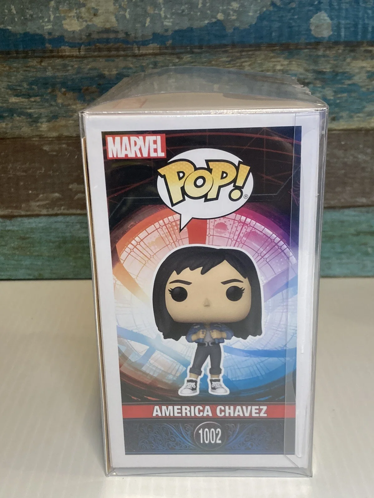 SAM RAIMI Signed Funko POP Doctor Strange Multiverse Madness America Chavez COA, изображение 4