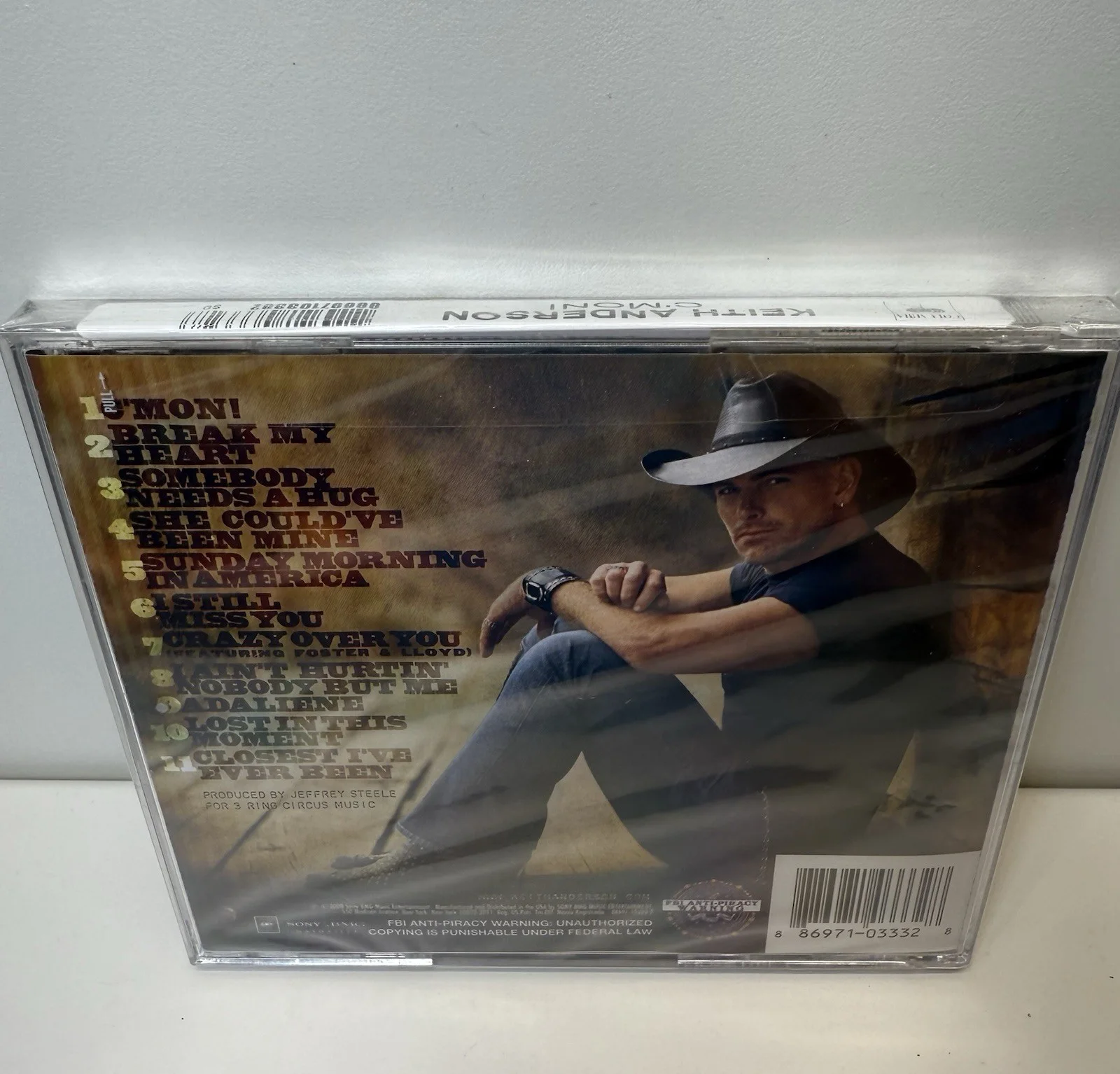 Keith Anderson Signed/autographed Cd- C’MON 2008 “ I Still Miss You” SEALED NEW, изображение 4