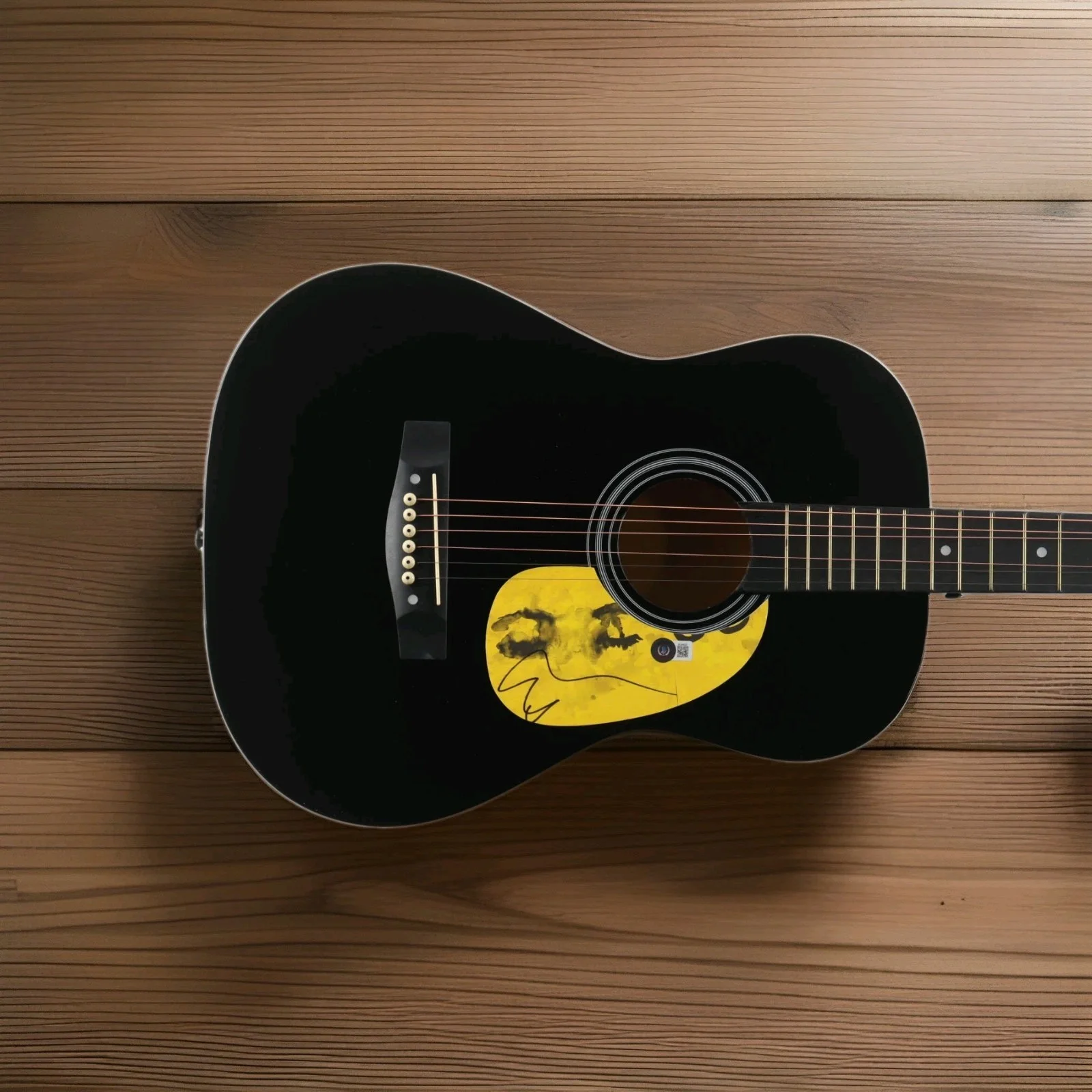 Ed Sheeran Hand-Signed 38" Acoustic Guitar - Beckett authenticated!!!!!, image 3