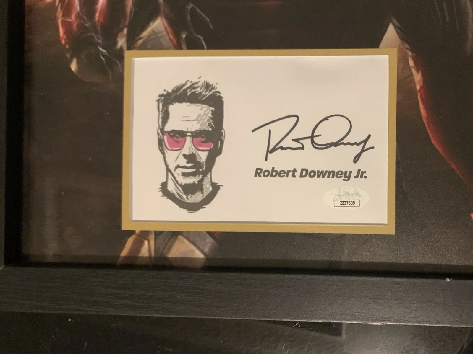 Robert Downey Jr Autographed Cut Jsa Framed Iron Man Signed Photo Avengers Edit, изображение 2