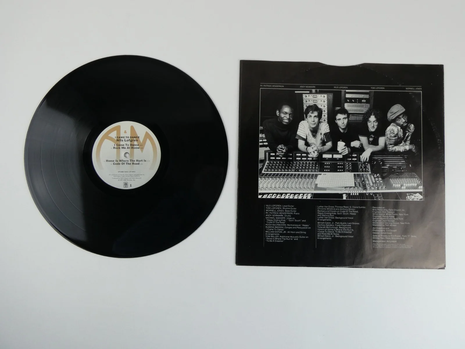 Nils Lofgren Signed Autographed I Came To Dance 12" Vinyl LP Album E Street Band, изображение 5