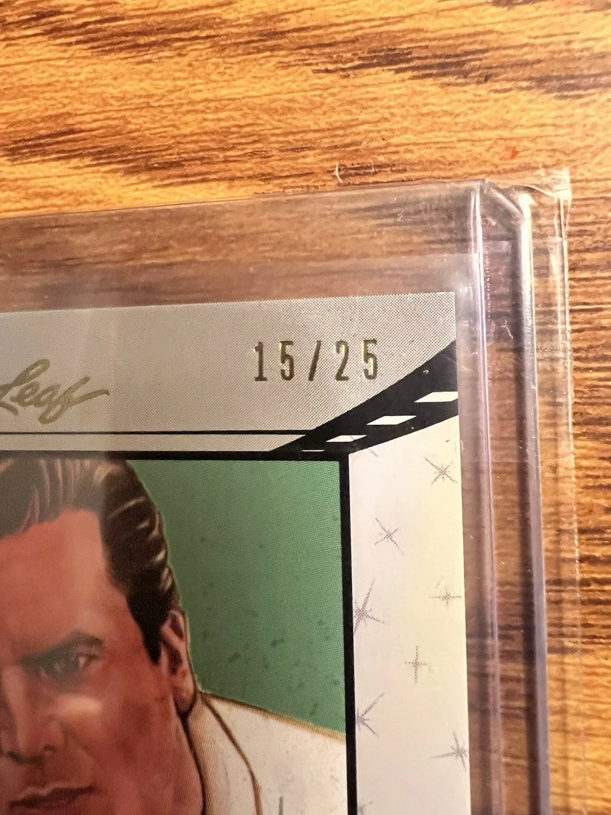 CHRISTOPHER MCDONALD (HAPPY GILMORE) “SHOOTER” 2004 LEAF PERF. CAST SIGNED CARD, image 3