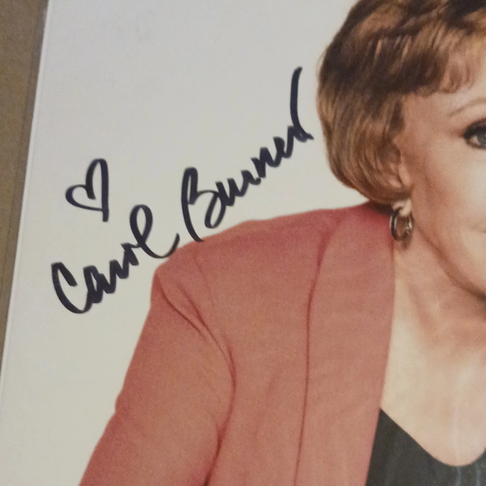 Carol Burnett — Carol Burnett Beckett Authenticated Signed Autographed Television Photo, image 2
