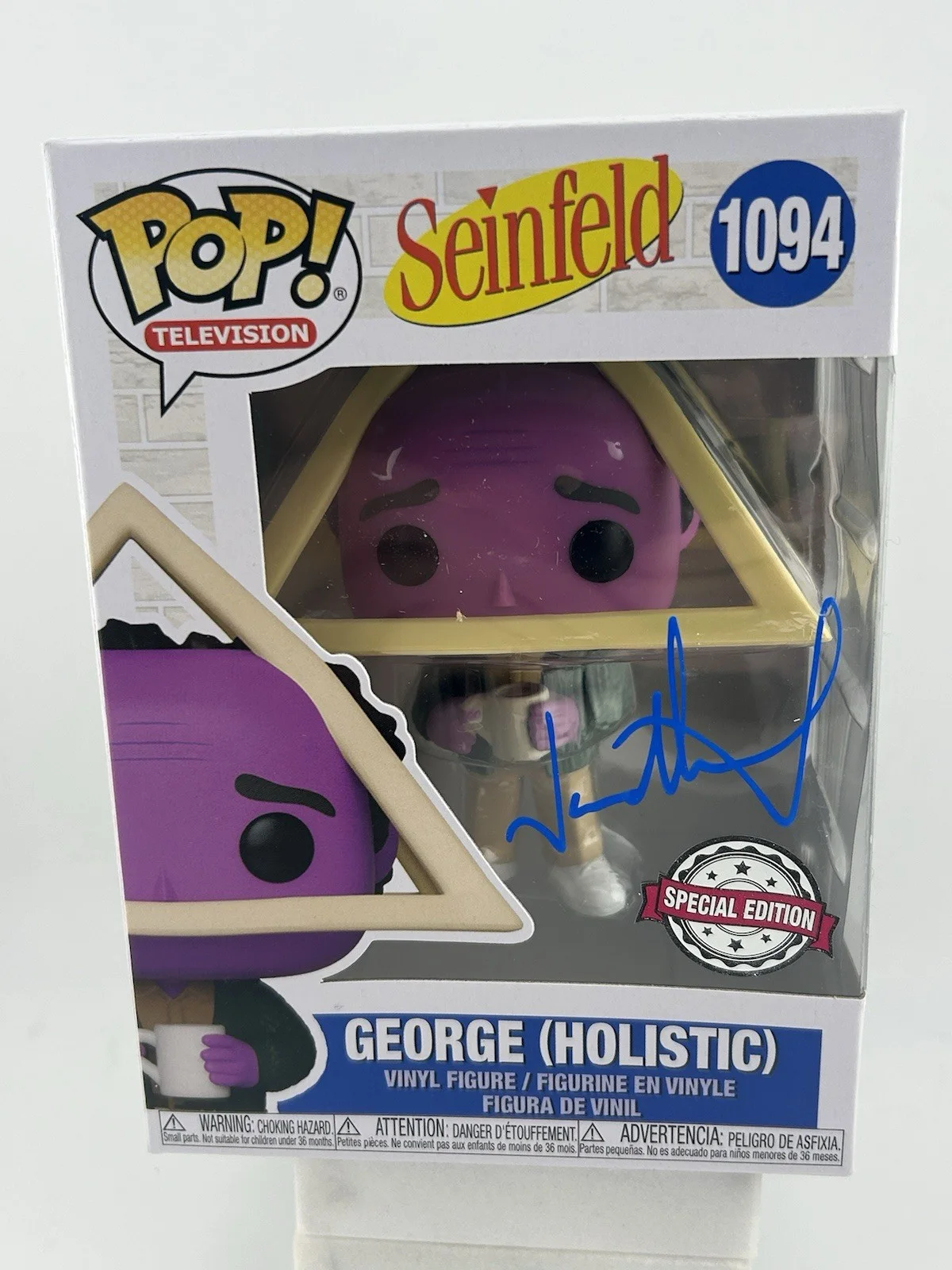 Jason Alexander — Jason Alexander Assinado "Holístico" George Funko Pop OCCM CERTIFICADO DE AUTENTICIDADE Alvo Exclusivo, изображение 2