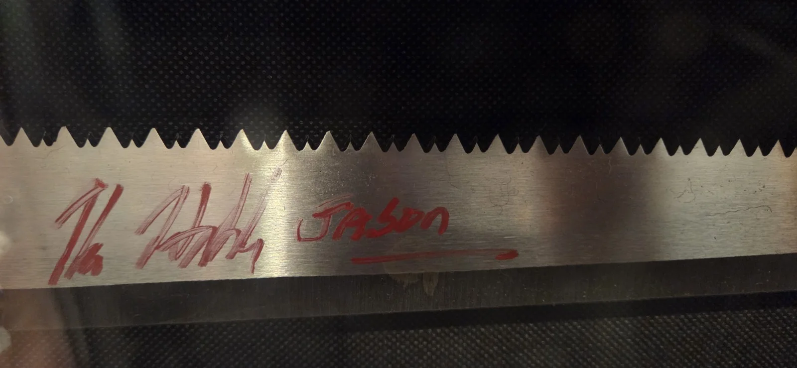 Kane Hodder — Kane Hodder Signed Steel Machete In Custom Case Friday The 13th Voorhees COA, изображение 2