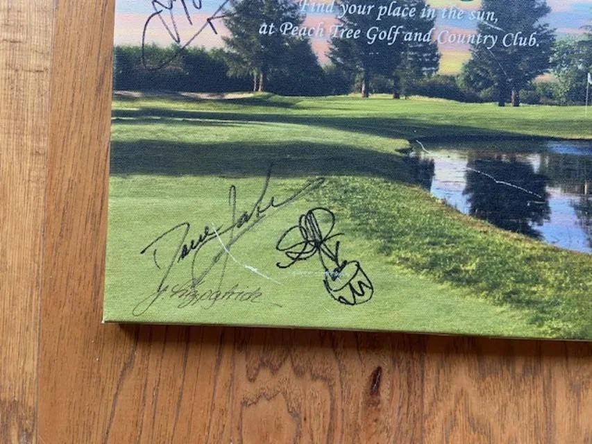 Pablo Cruise Autographed Signed Peach Tree Golf and Country Club By 4 Members, image 4