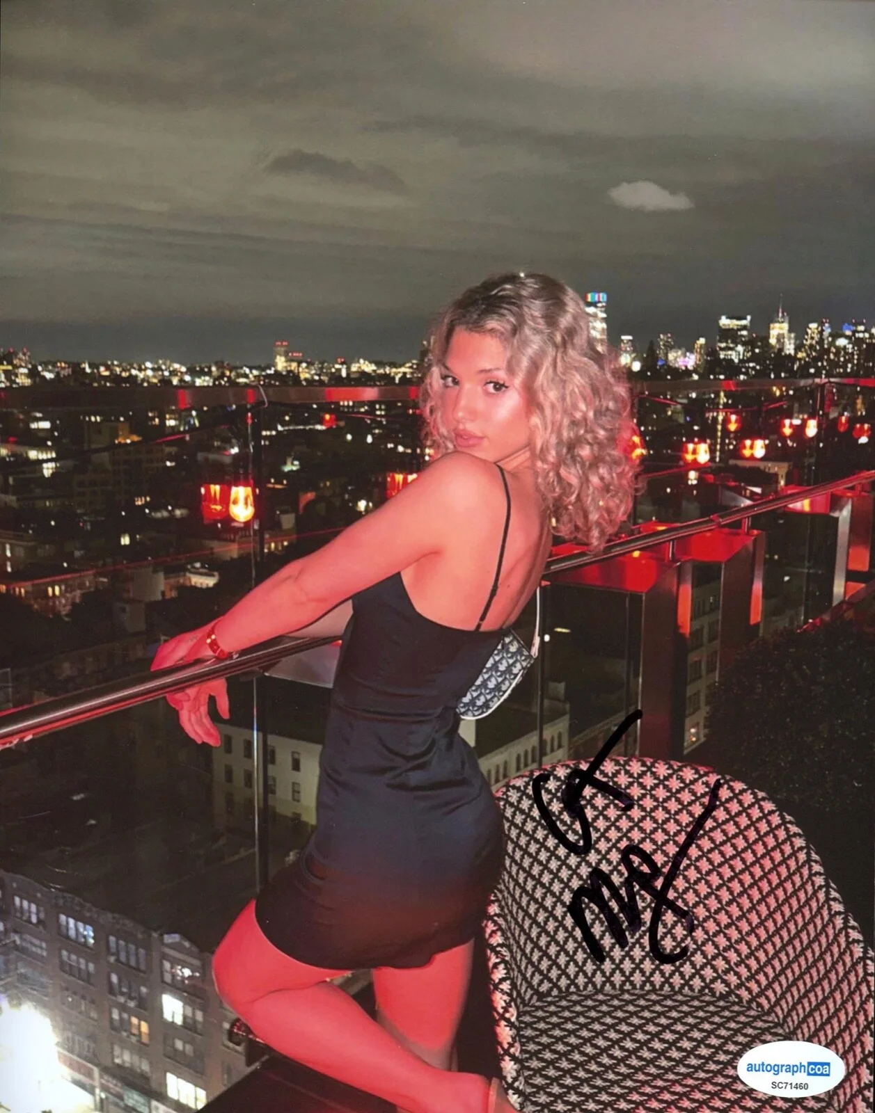 Overtime Megan — OT Megan Eugenio "OVERTIME MEGAN" signed Autographed 8x10 Photo a Sexy ACOA COA, изображение 3