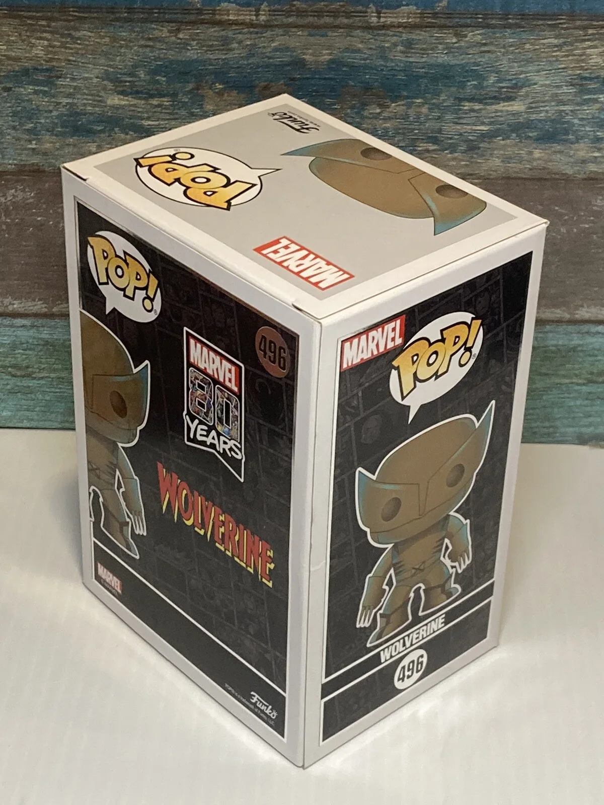 Funko POP! Marvel 80 Years Wolverine 496 Signed Autographed Cal Dodd X-men 97, image 4