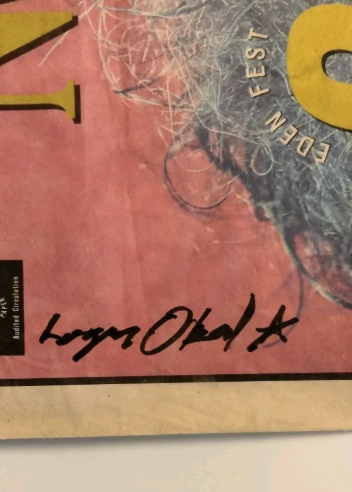 Robert Smith the CURE on Magazine Cover. Signed By Unknown person., image 3