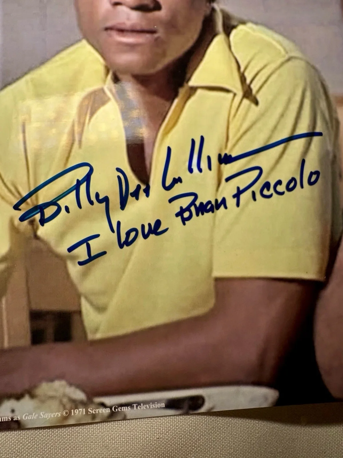 Billy Dee Williams — “Brian’s Song” Billy Dee Williams Signed 8x10 Photo - COA - NFL Chicago Bears, изображение 2
